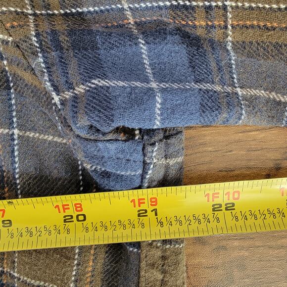 Red Head Flannel Hoodie Shirt Shacket Jacket Sz M 100% Cotton Workwear Grunge - Picture 8 of 9